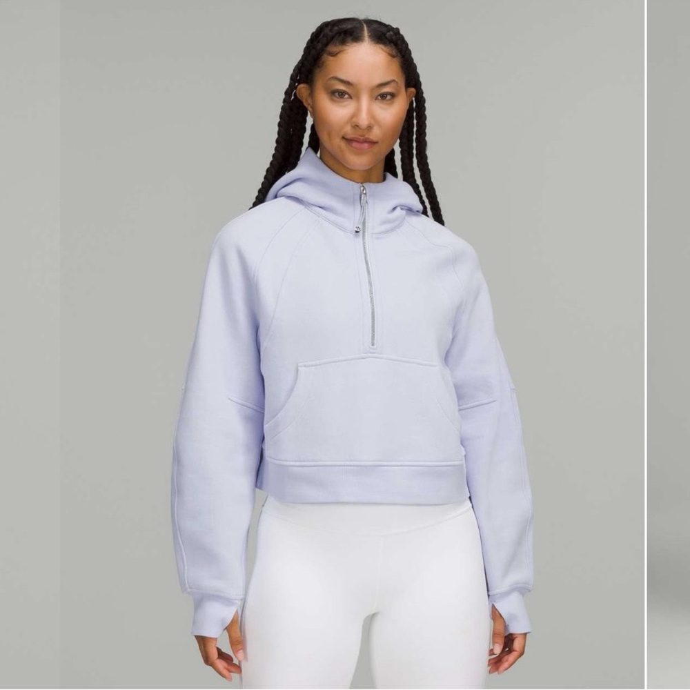 Lululemon Scuba Oversized Half-Zip
Hoodie - Pastel Blue - size XS/S